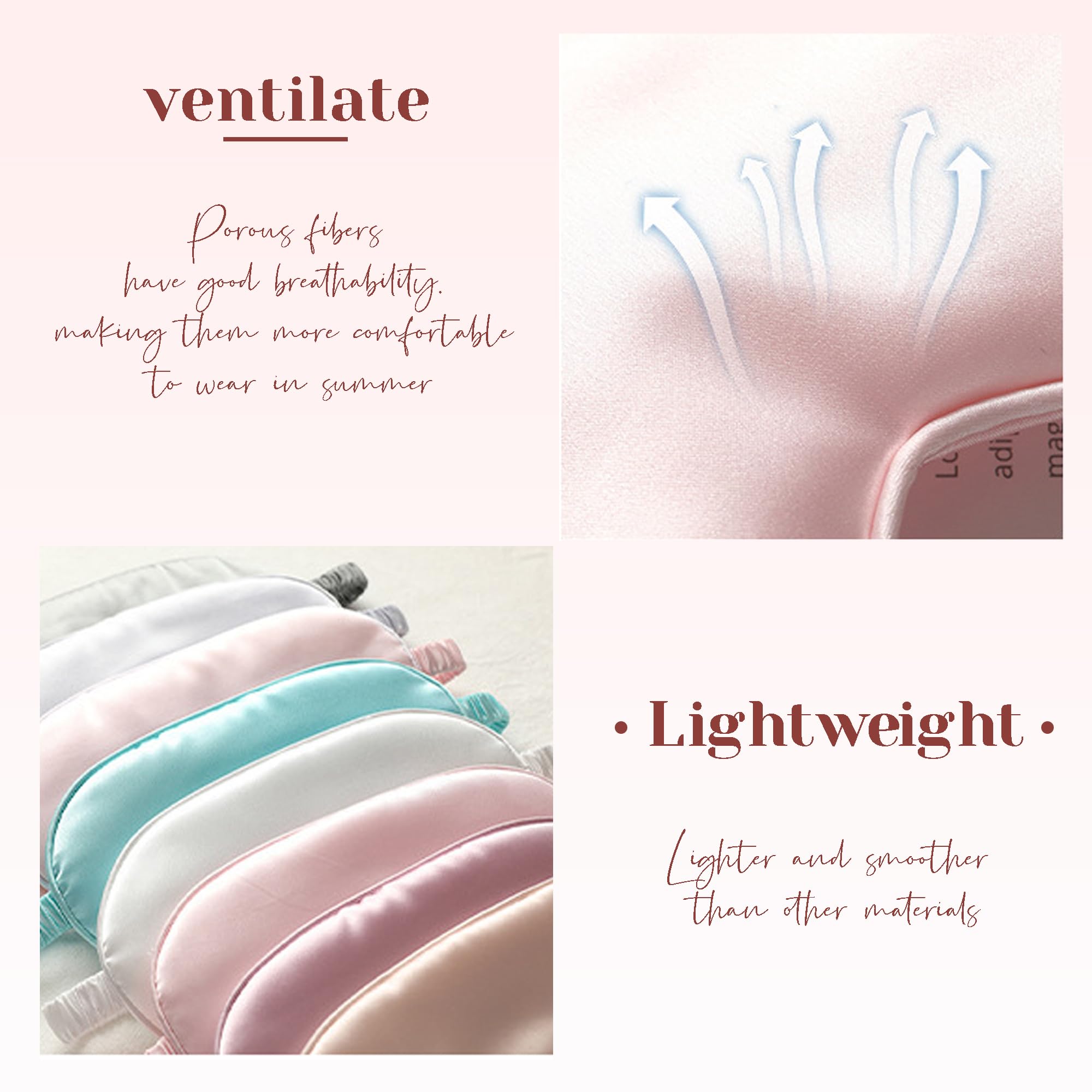 Customized Silk Sleep Mask for Women, BUGMKCS Personalized Eye Masks for Sleeping with Name, Soft Satin Blackout Blindfold Men Eye Covers for Honeymoon Travel, Drowsy Sleep Mask Essential for Airplane