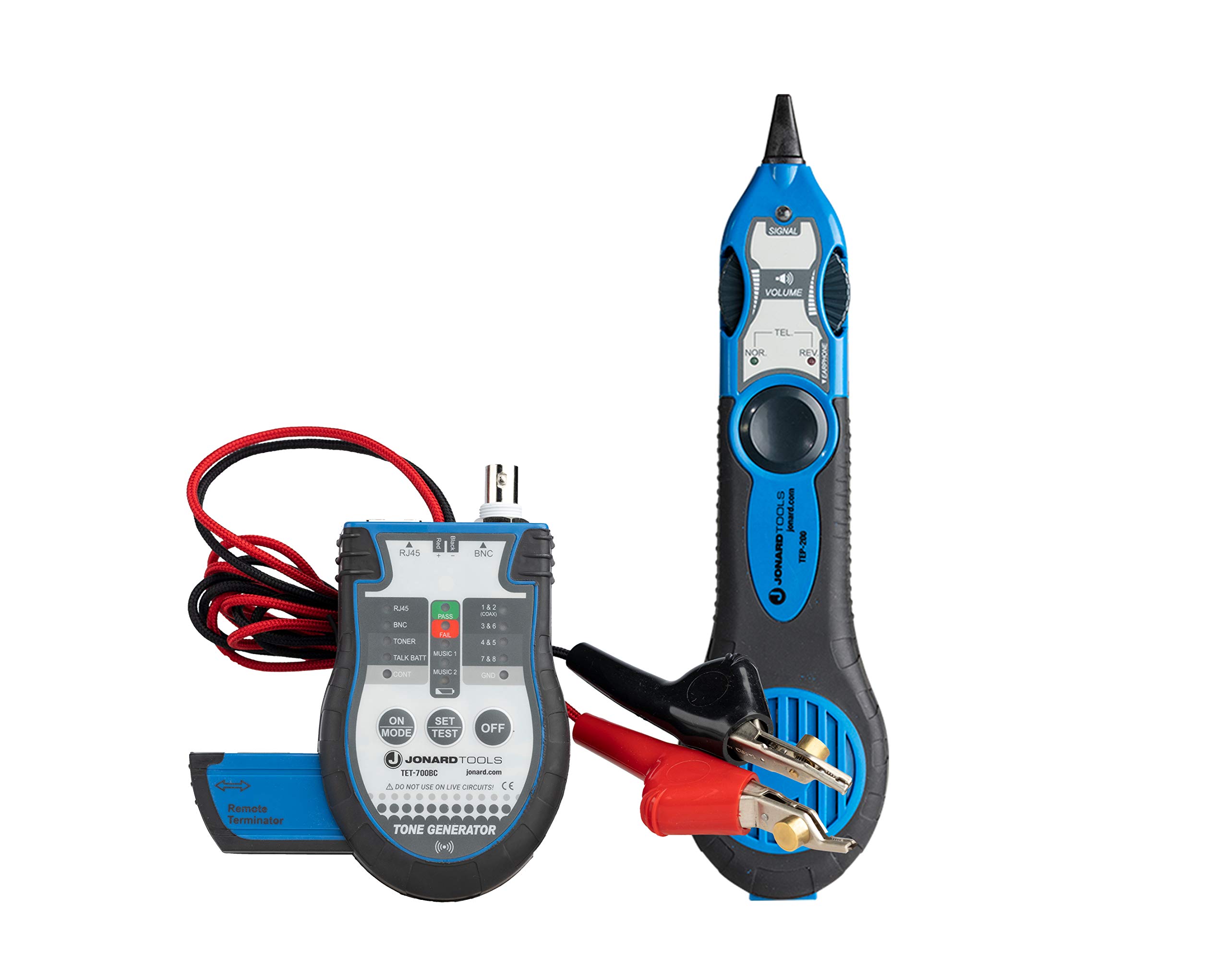 Jonard Tools TETP-901 Coax & Network Cable Tester Tone & Probe Kit+ w/ABN Clips-image-1