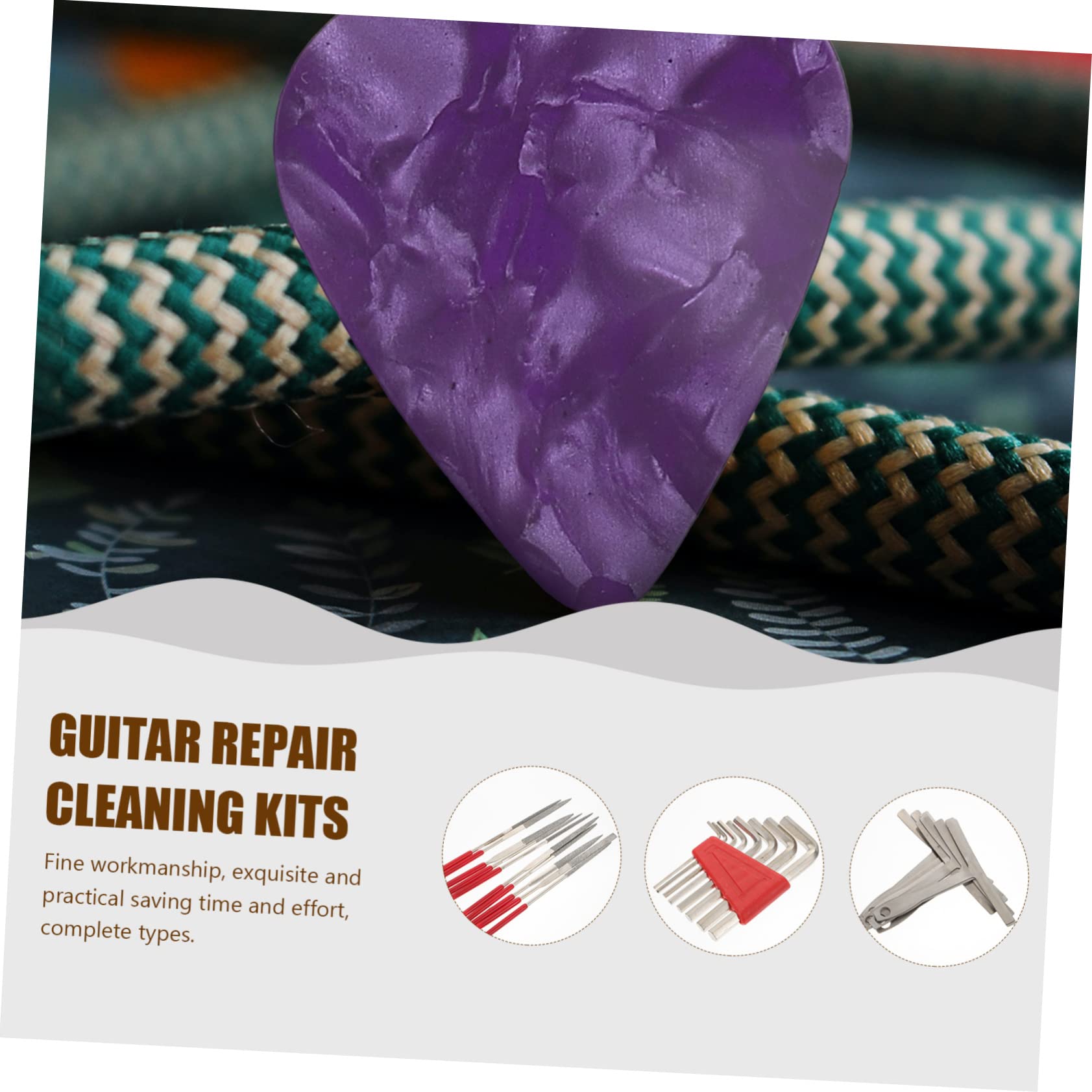 ifundom 72piezas Kit De De Reparación De De Accesorios y Limpieza De Instrumentos