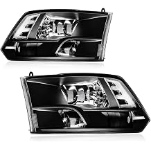 Headlights fit 2009-2018 Dodge Ram 1500