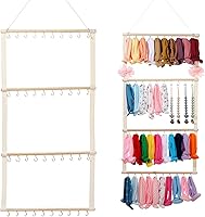 Vista 9 de YOcity Soporte Organizador de Diademas para Niñas Bebés Diademas Accesorios para el Cabello Organizador de Lazos para el Cabello Almacenamiento
