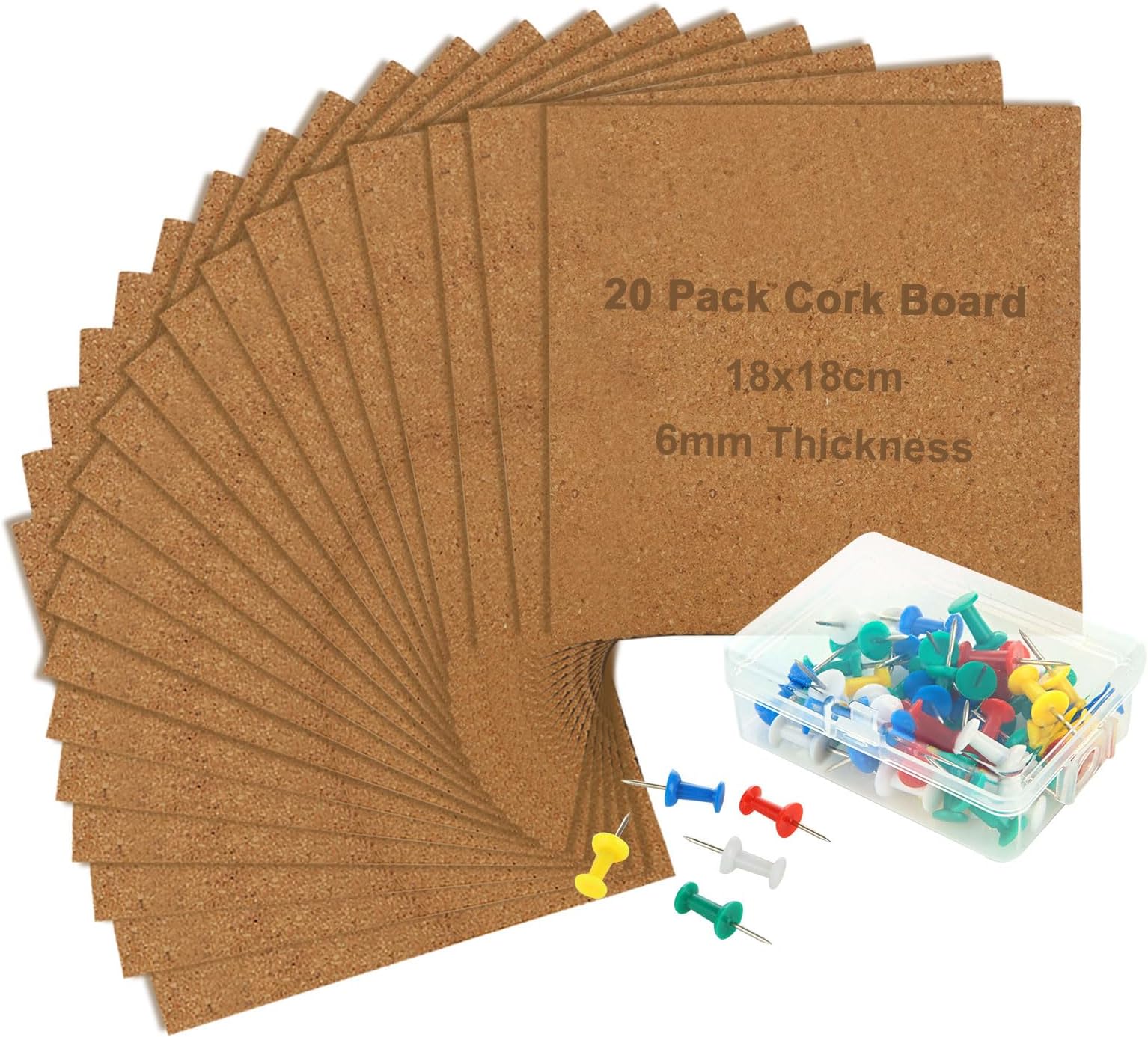 Okydoky SelfAdhesive Cork Borad Roll, 3mm Thick Cork Boards for Walls