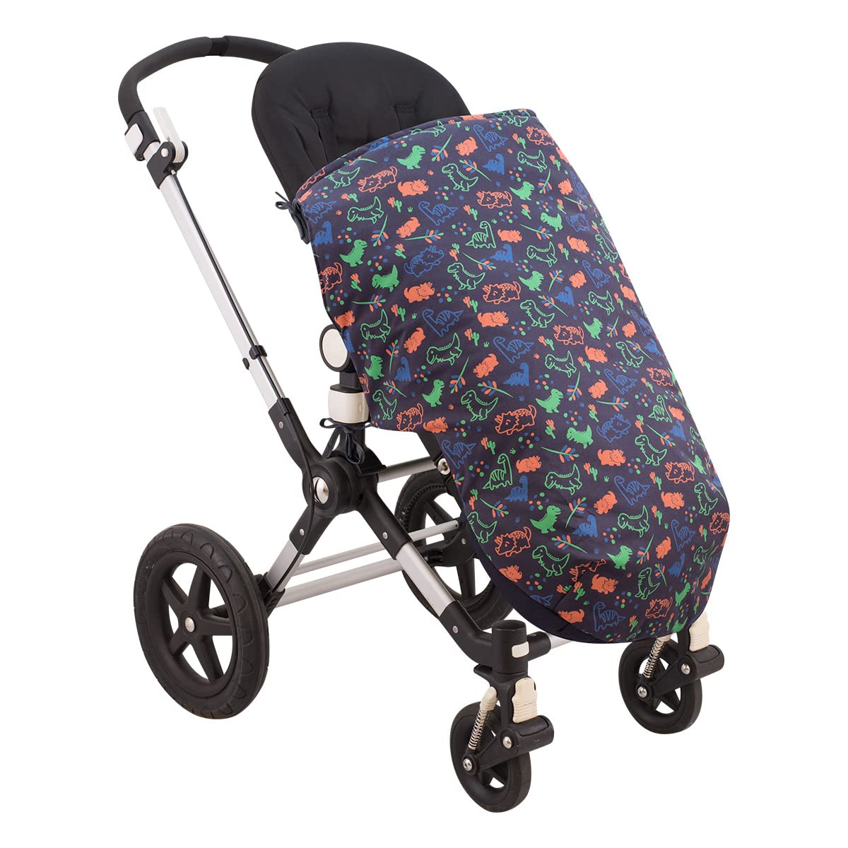 JYOKO Kids Manta Saco para Cochecito, portabebé, Algodón Primavera/Entretiempo (Happy Dino, ALGODÓN - 80 Cm)