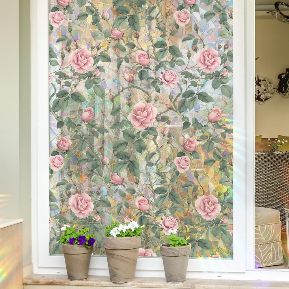 GORGECRAFT Pellicola Per La Privacy Delle Finestre Con Foglie E