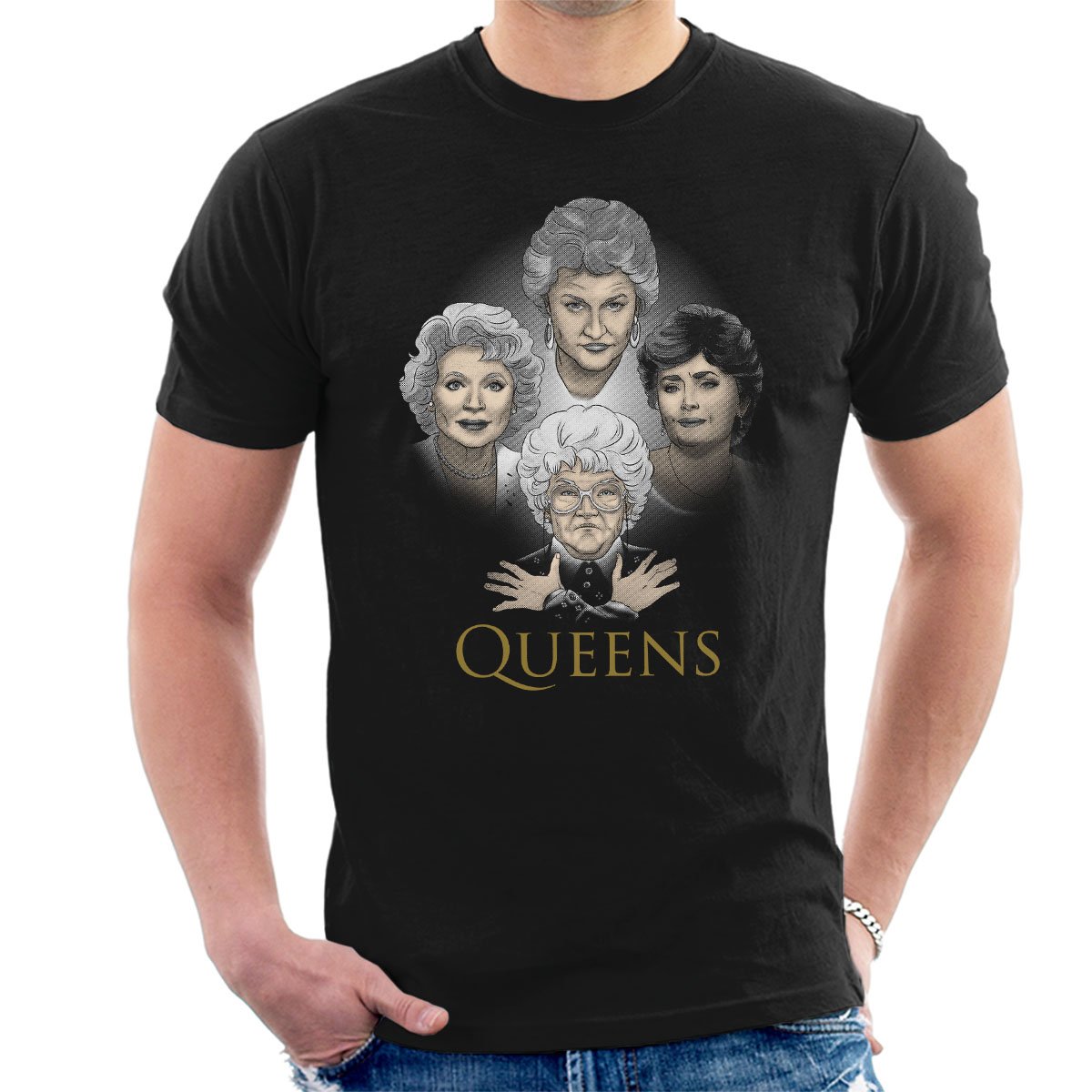 Golden Girls Queen II Queens Men's T-Shirt