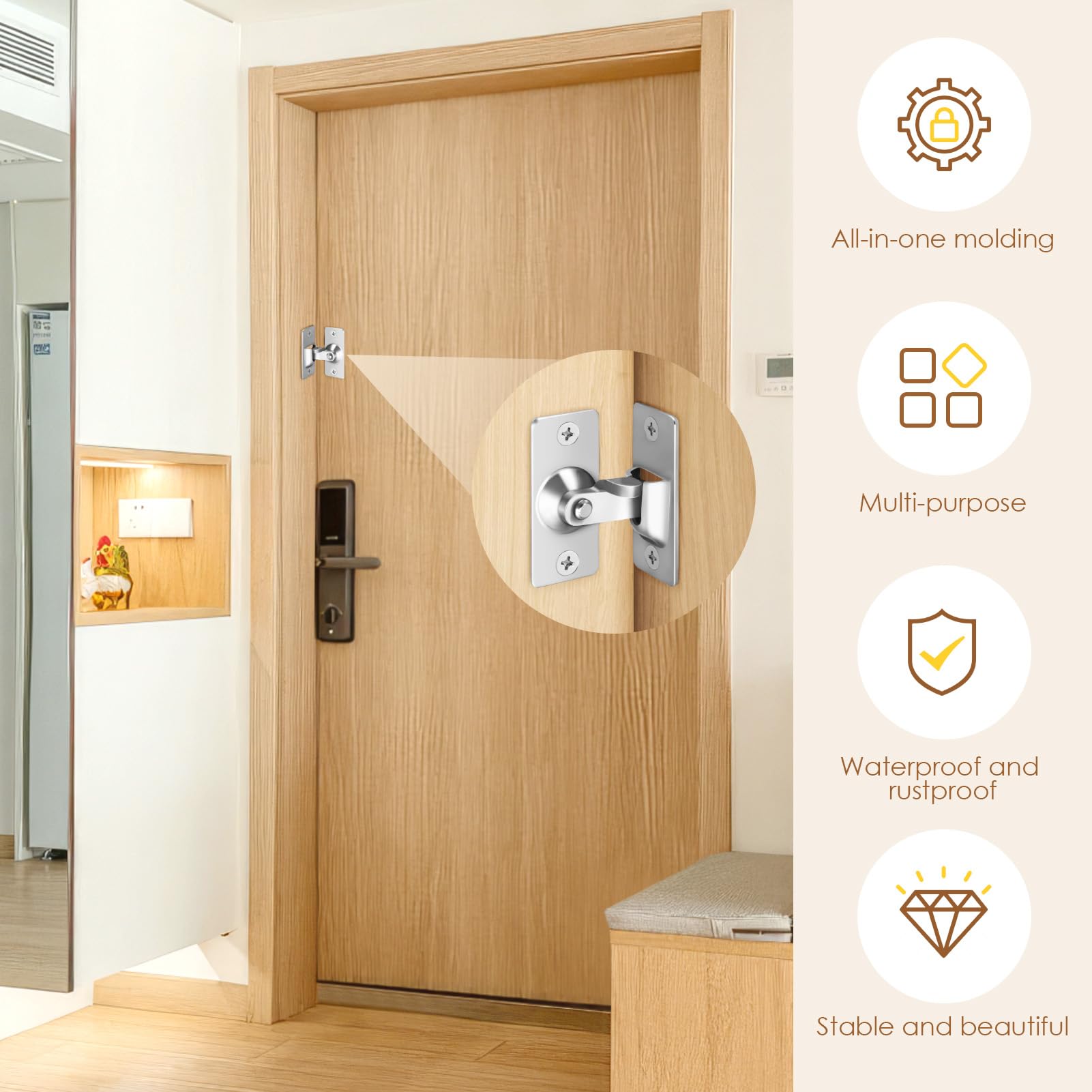 Serratura A 90 Gradi Per Porte Scorrevoli - Sicurezza E Design In Acciaio Inox