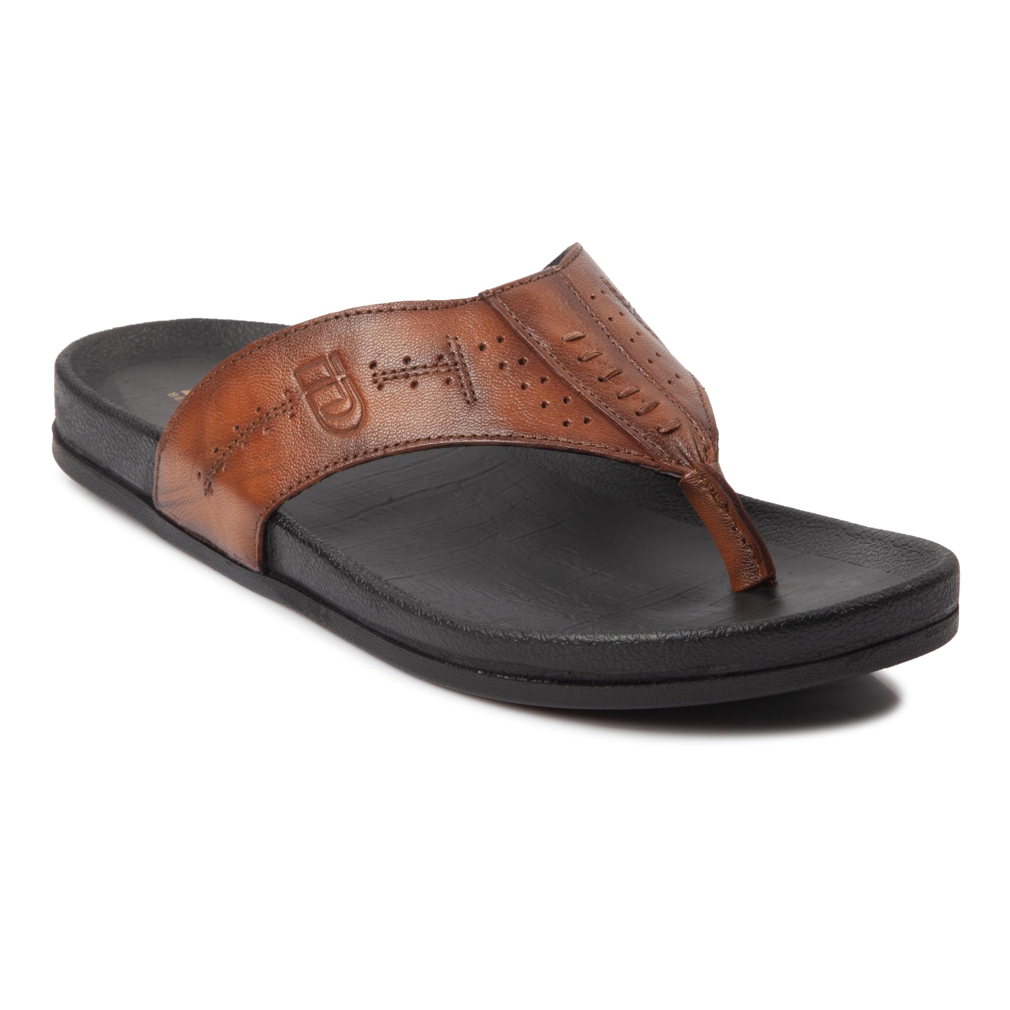 id Men's Casual | Comfortable | Stylish Tan Thong Sandals-picture-34