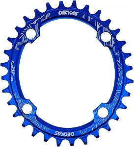 Round Oval 104BCD 30T 32T 34T 36T 38T Narrow Wide Chainring for 6/7/8/9/10/11/12-Speed