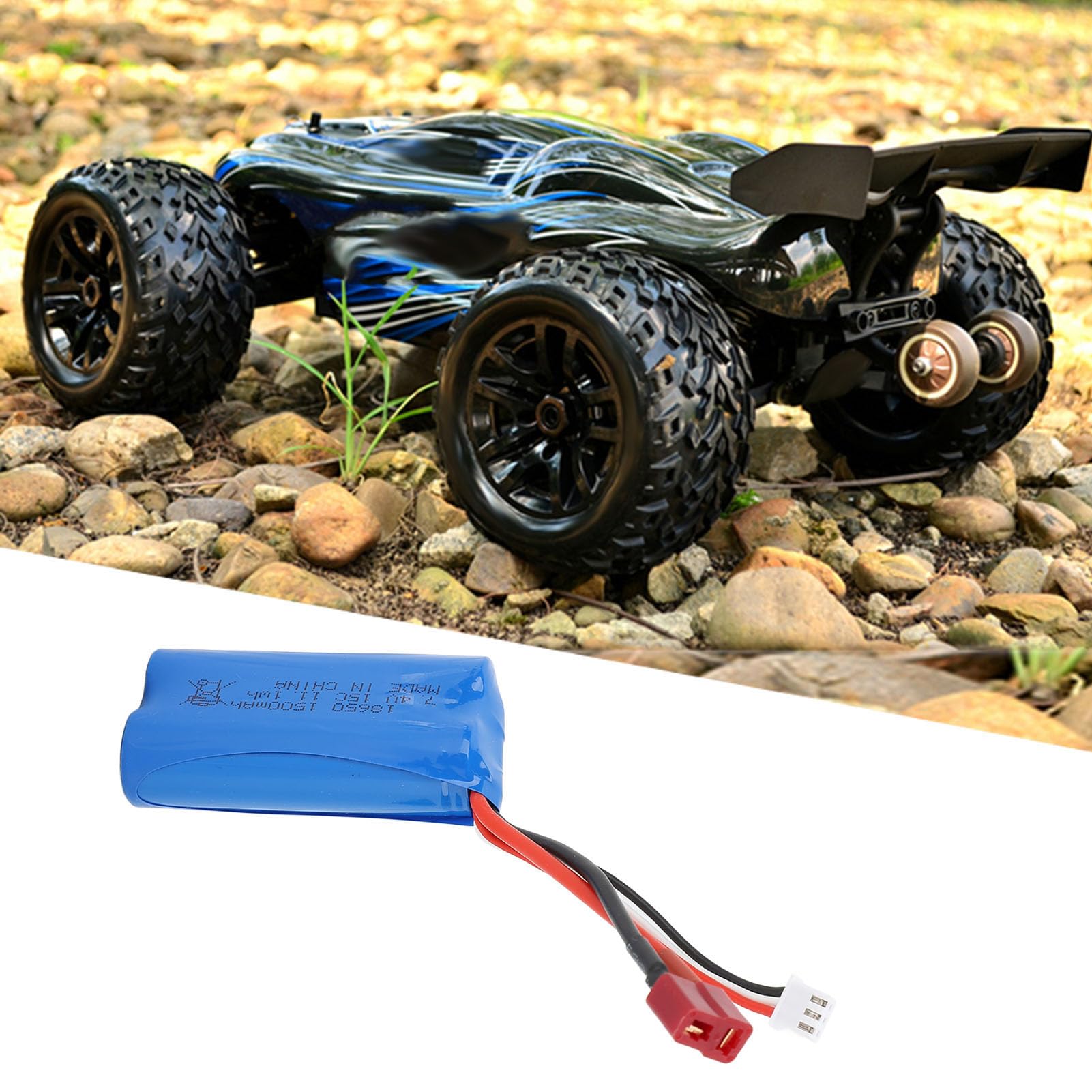 Batterie 7.4V 1500mAh Pour RC 2 Pcs 7.4 V 1500 Mah Li-ion Batterie Avec Chargeur Pour Rc Bateau Batterie 7.4V 1500mAh Pour RC 2 Pcs 7.4 V 1500 Mah Li-ion Batterie Avec Chargeur Pour Rc Bateau