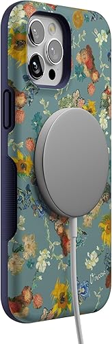 Miniatura 6 de Casely Funda para iPhone 12 Pro Max  Flores de Van Gogh  50 aniversario  Compatible con MagSafe  Funda para iPhone 12 Pro Max