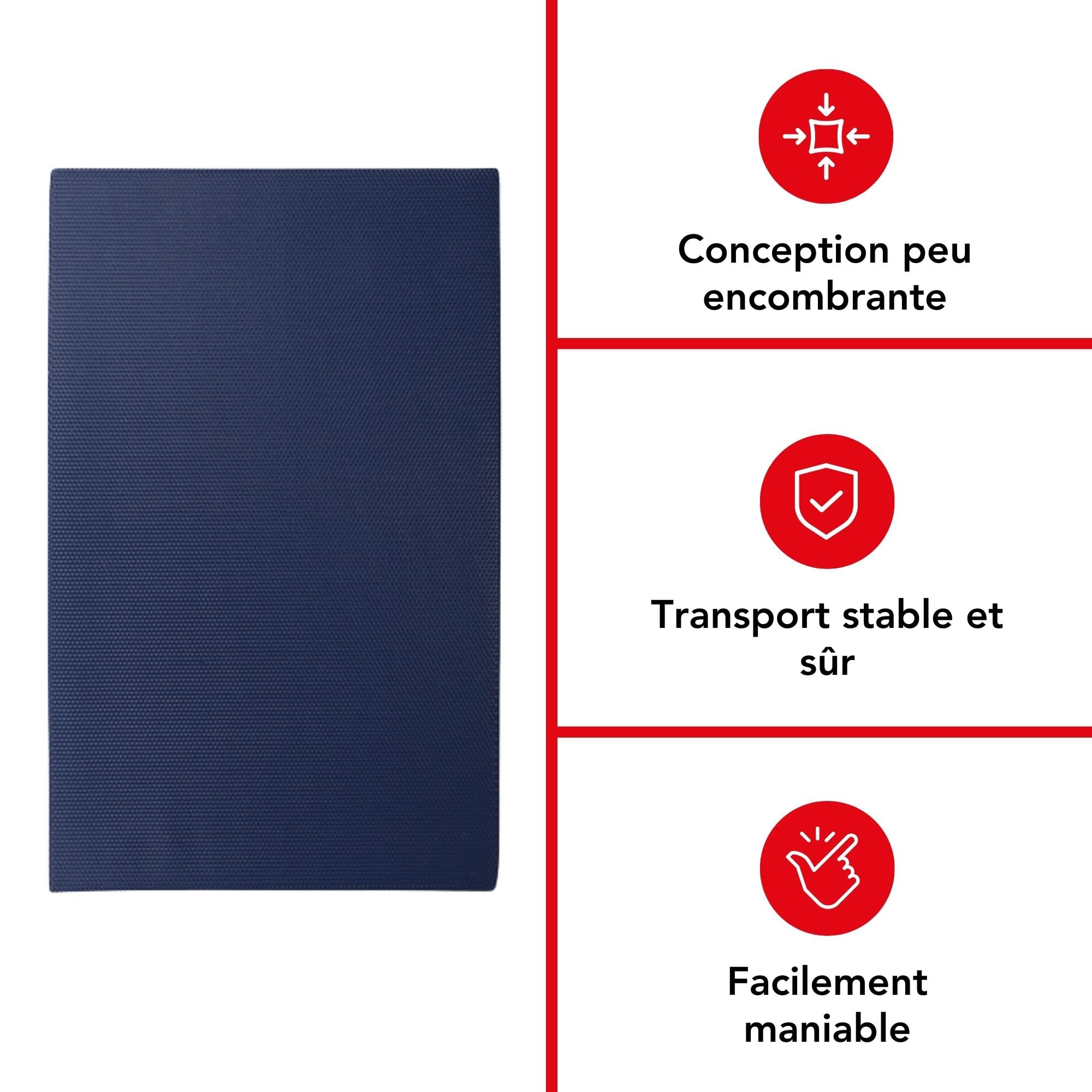 Toolland Plateau Roulant Robuste/Chariot de Transport avec Plateforme en Bois 65 x 40 cm et 4 roulettes pivotantes, idéal pour déplacer Meubles, cartons et Charges Lourdes Jusqu’à 400 kg