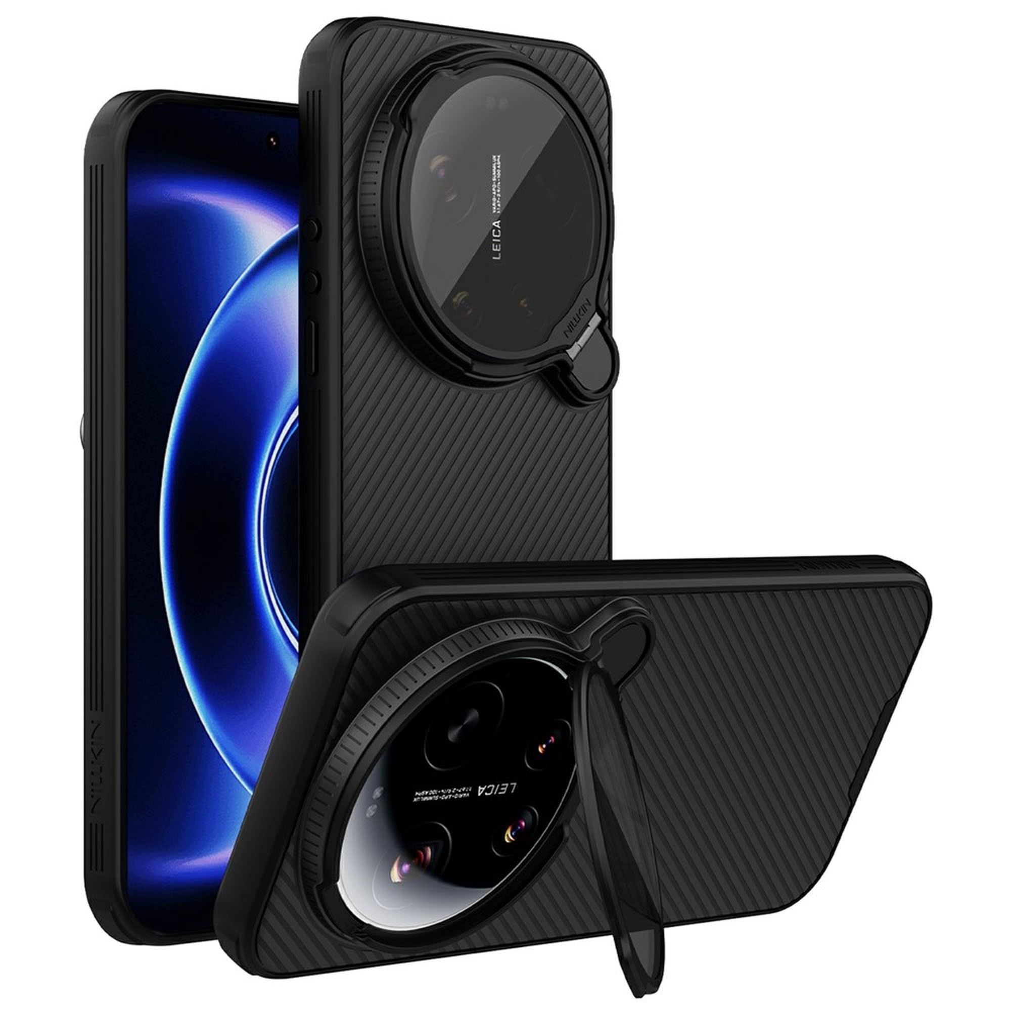 Nillkin Case for Xiaomi Mi 17 Ultra (6.9" Inch) CamShield Prop Magnetic Flip Style Lens Camera Protect Mobile Holder TPU + PC Black Color-image-20