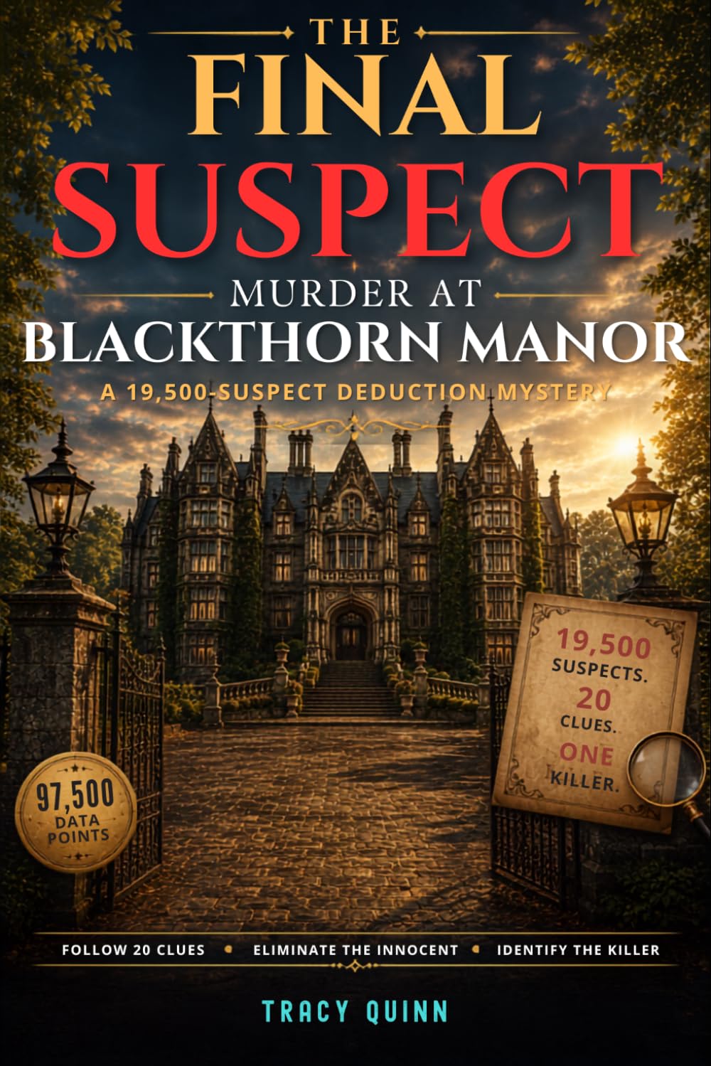 The Final Suspect: Murder at Blackthorn Manor: A 19,500-Name Deduction Mystery | Solve 20 Clues | Eliminate the Innocent | Reveal the Murderer