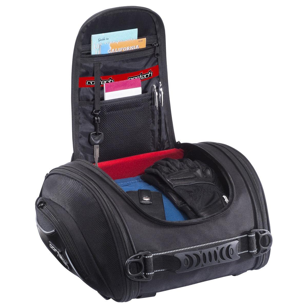Amazon.com: Cortech Super 2.0 24-Liter Motorcycle Tail Bag - Black 