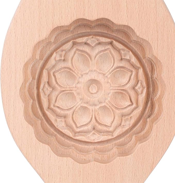 Molde para Pastel de Luna Madera Forma Flor 24.8cm miniatura 4
