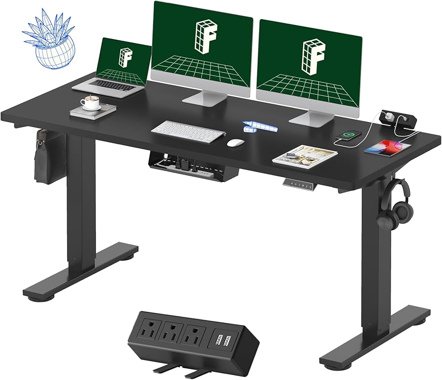 Amazon.com: FLEXISPOT EN2 Whole-Piece Standing Desk with Clamp