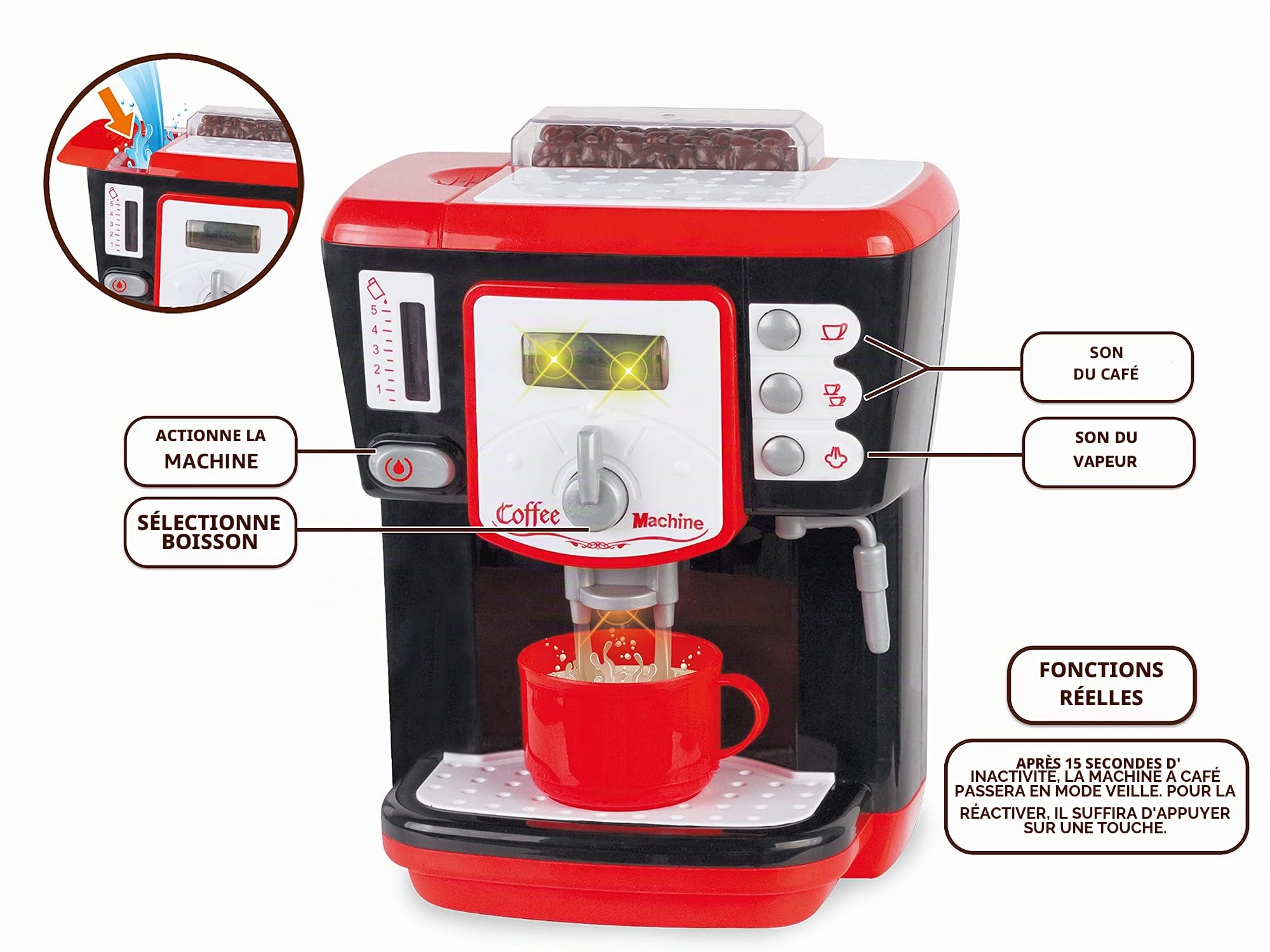 Teorema 66504 Machine à café avec Fonctions royales 1200 ML