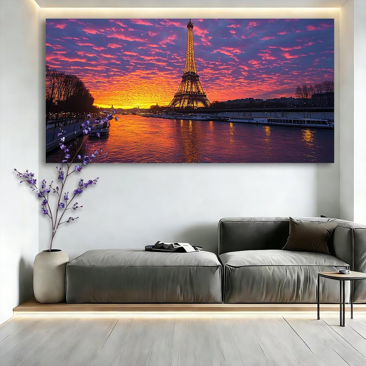 Duży diamentowy krajobraz, 120 x 60 cm, zestawy do malowania diamentami 5D dla dorosłych, DIY, Paryż klejnot, sztuka dla dorosłych, pełne okrągłe wiertło, kryształowe malarstwo, rękodzieło, Dimond