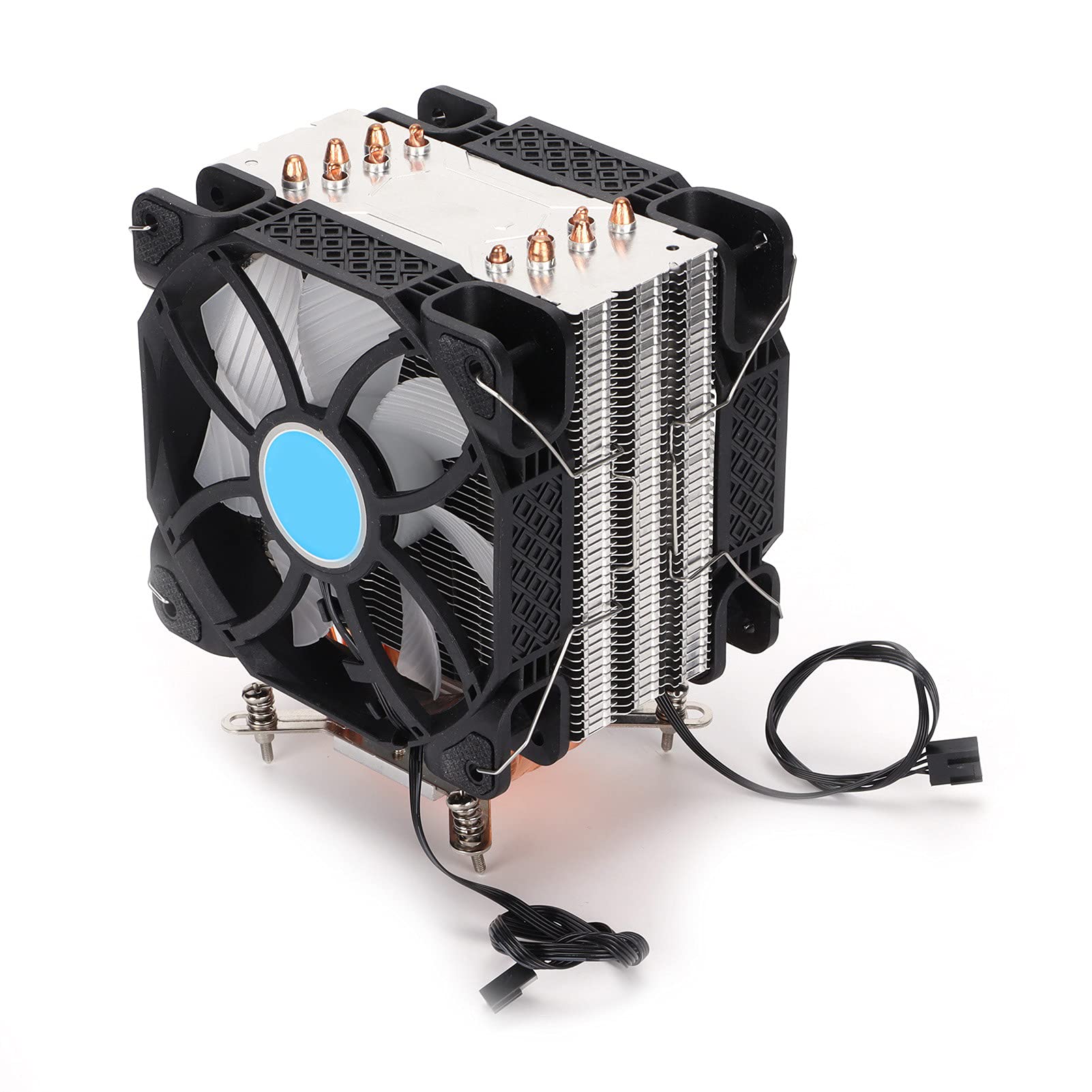 Raffreddatore CPU Dissipazione Rapida del Calore Sei di Calore Doppie Ventole RGB per Computer Desktop Raffreddamento Efficiente a Basso Rumore e Design Elegante