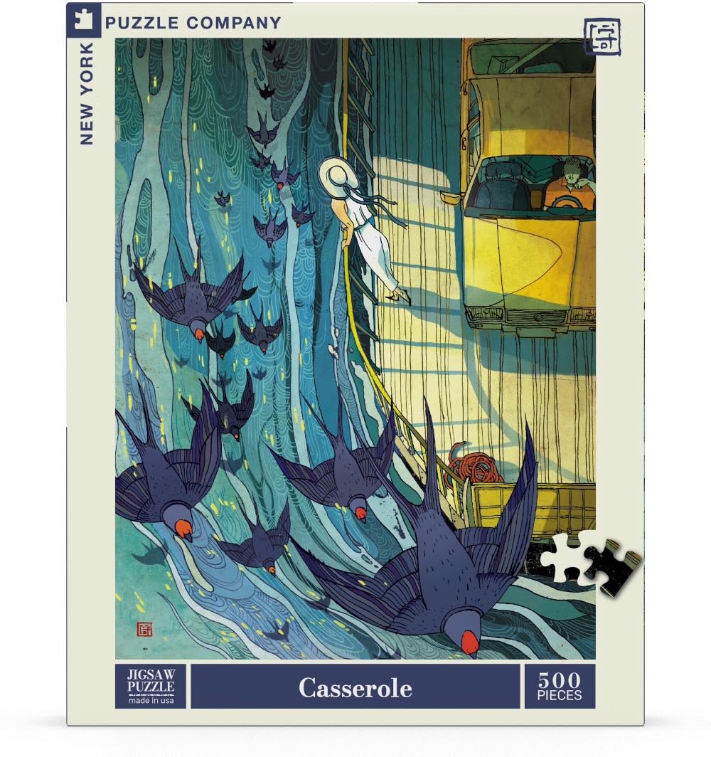 New York Puzzle CompanyVicto Ngai Casserole - 500 Piece Jigsaw Puzzle for Family Game Nights by Victo Ngai