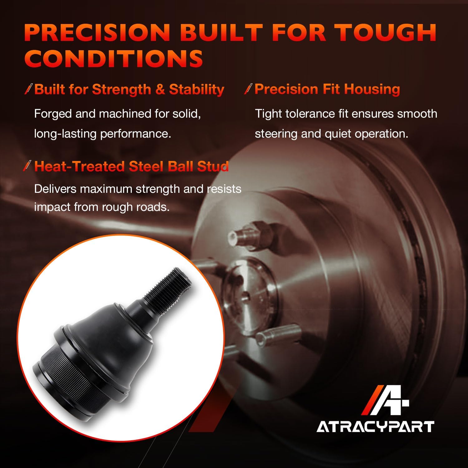2PCS K8695 Front Lower Ball Joint Kit Compatible with Ford F-150 F-250 Expedition Explorer Ranger, Lincoln Aviator Navigator, Mazda B2300 B2500 B3000 B4000, Mercury Mountaineer (1995–2011)