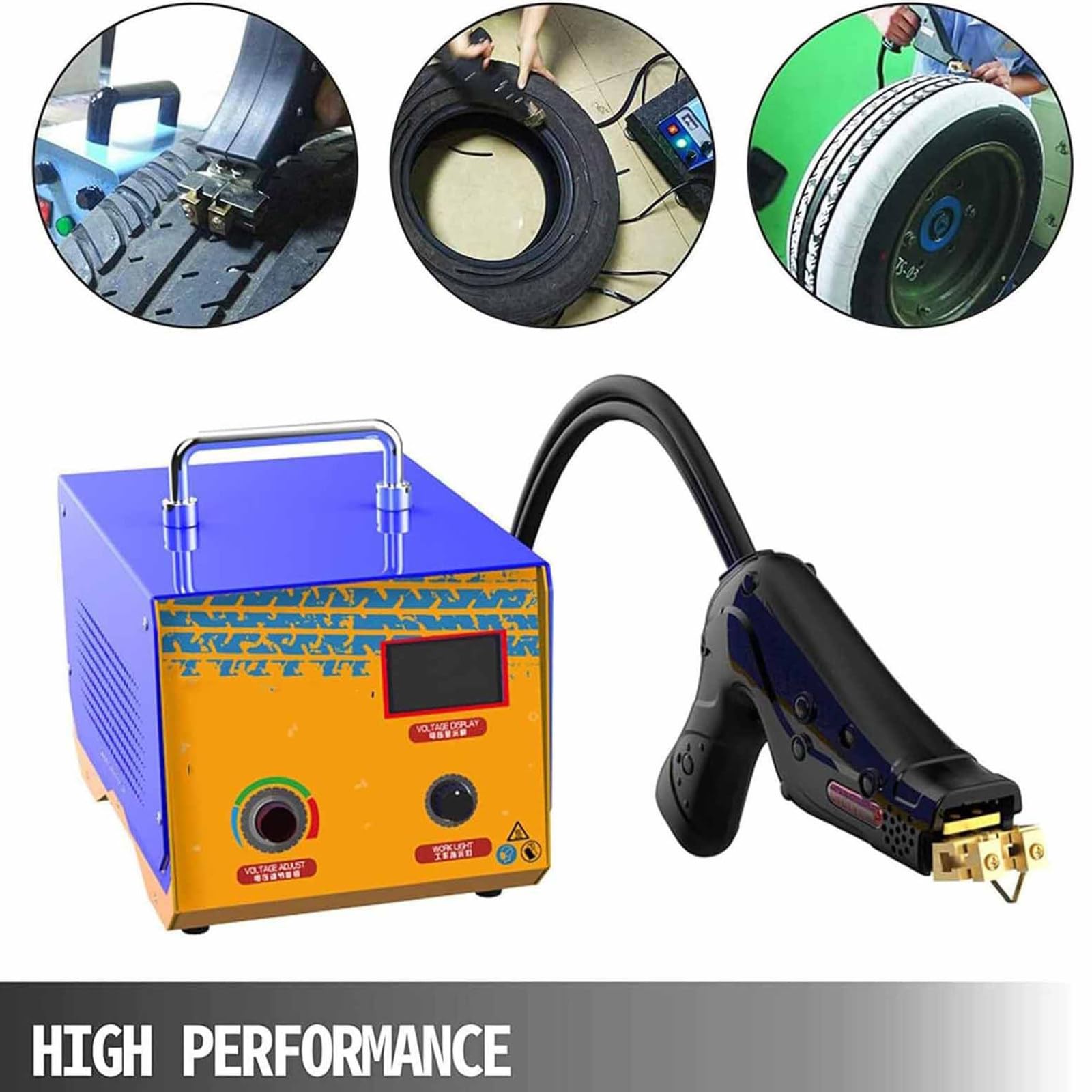 Macchina per Scanalare Pneumatici,Strumento per Scanalare Pneumatici 1000W,Macchina per Scanalare E Tagliare Pneumatici con Lama per Approfondire Il Battistrada,Ricostruire Vecchi Pneumatici