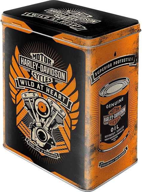 Nostalgic-Art Storage Tin L, Metal, Multicoloured, 10 x 14 x 20 cm