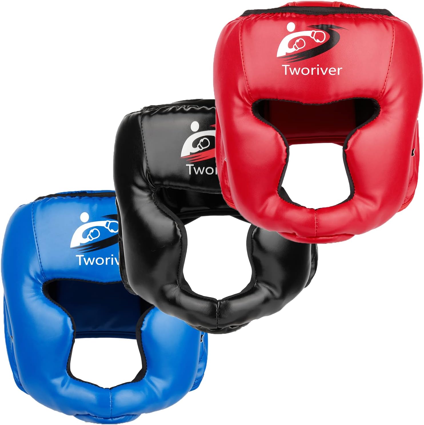 Safety Head Guard, One Size Fits All Ages Boxing Headgear, Closed Type Boxing Helmet, Sparring MMA Muay Thai Kick Brace Head Protection (Red) : Sports & Outdoors