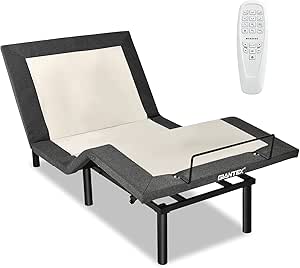 Giantex Adjustable Bed Base with Remote, Zero Gravity, Massage, USB Ports, Nightlight, Memory Positions (Twin-XL)