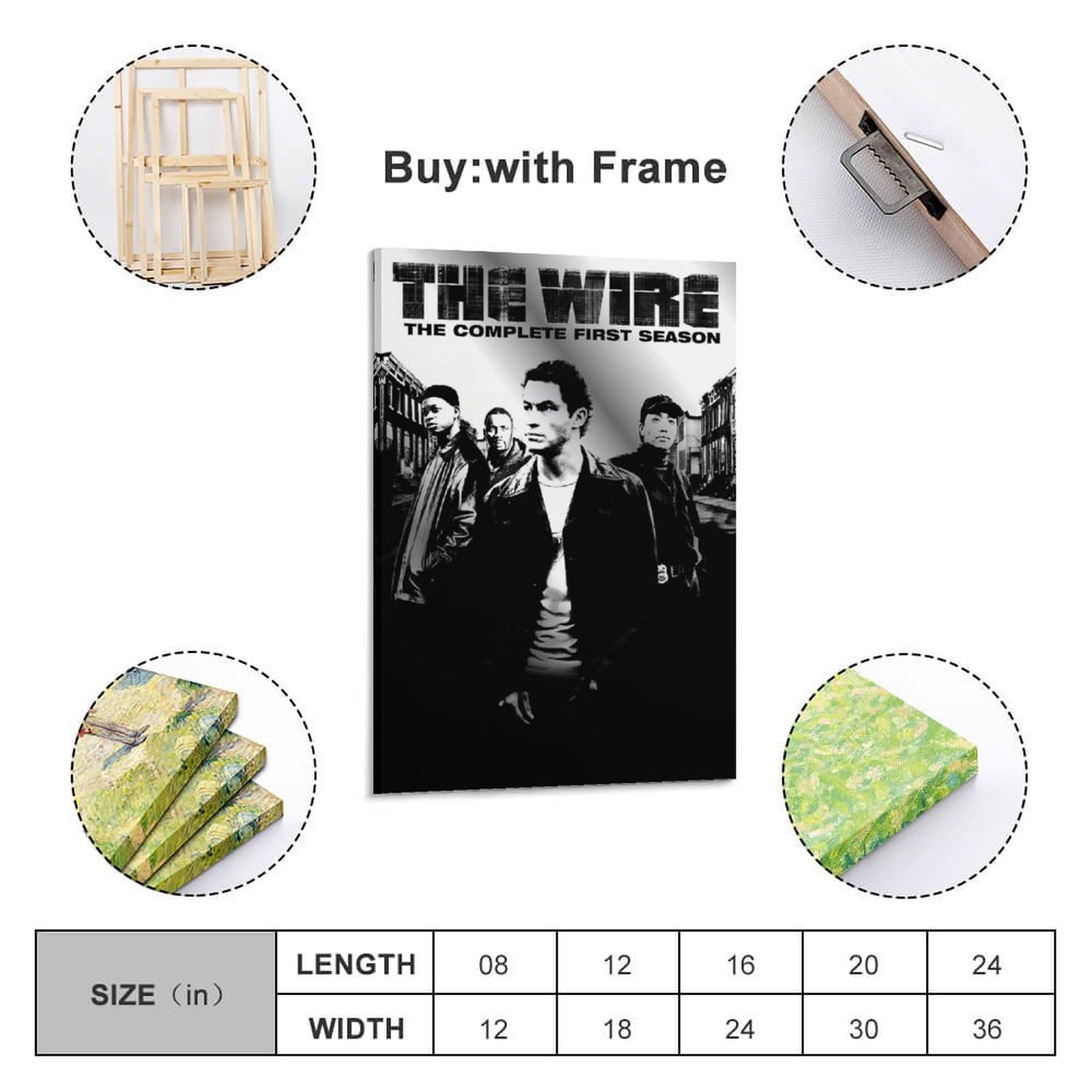 TUWQYEQ Poster The Office - Art Mural Esthétique Sur Toile - Poster