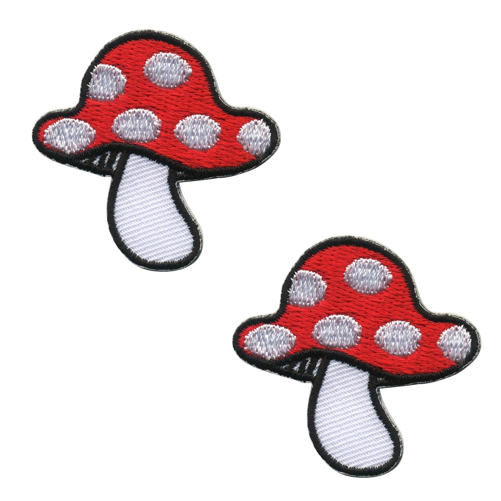 Freak Scene Patch - Mushroom - Fly Agaric Beige-red-White