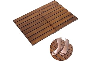 Premium Teak Wood Shower Mat