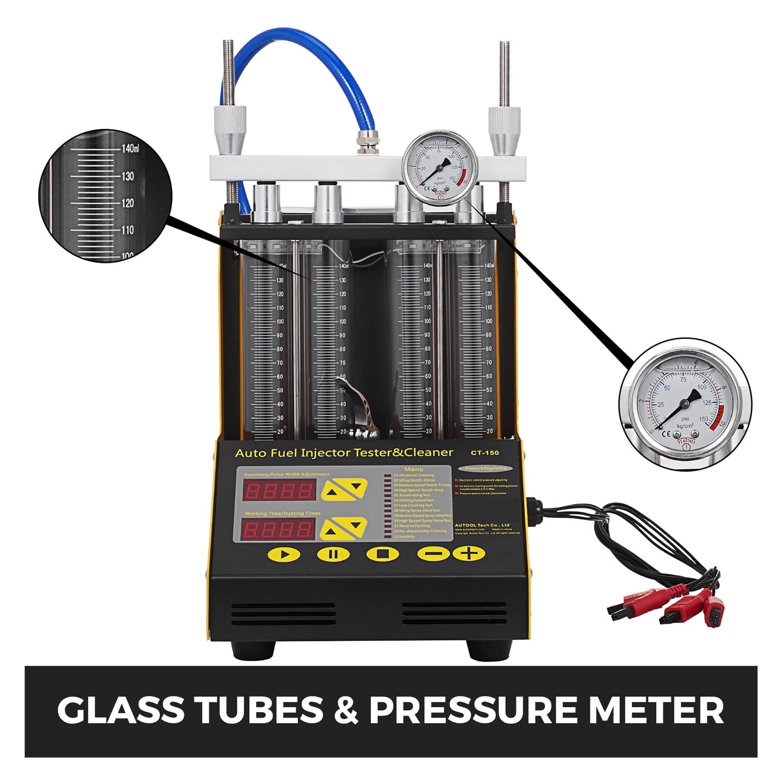 Autool CT160 Automotive Brandstofinjector Cleaner & Tester Autool CT160 Automotive Brandstofinjector Cleaner & Tester