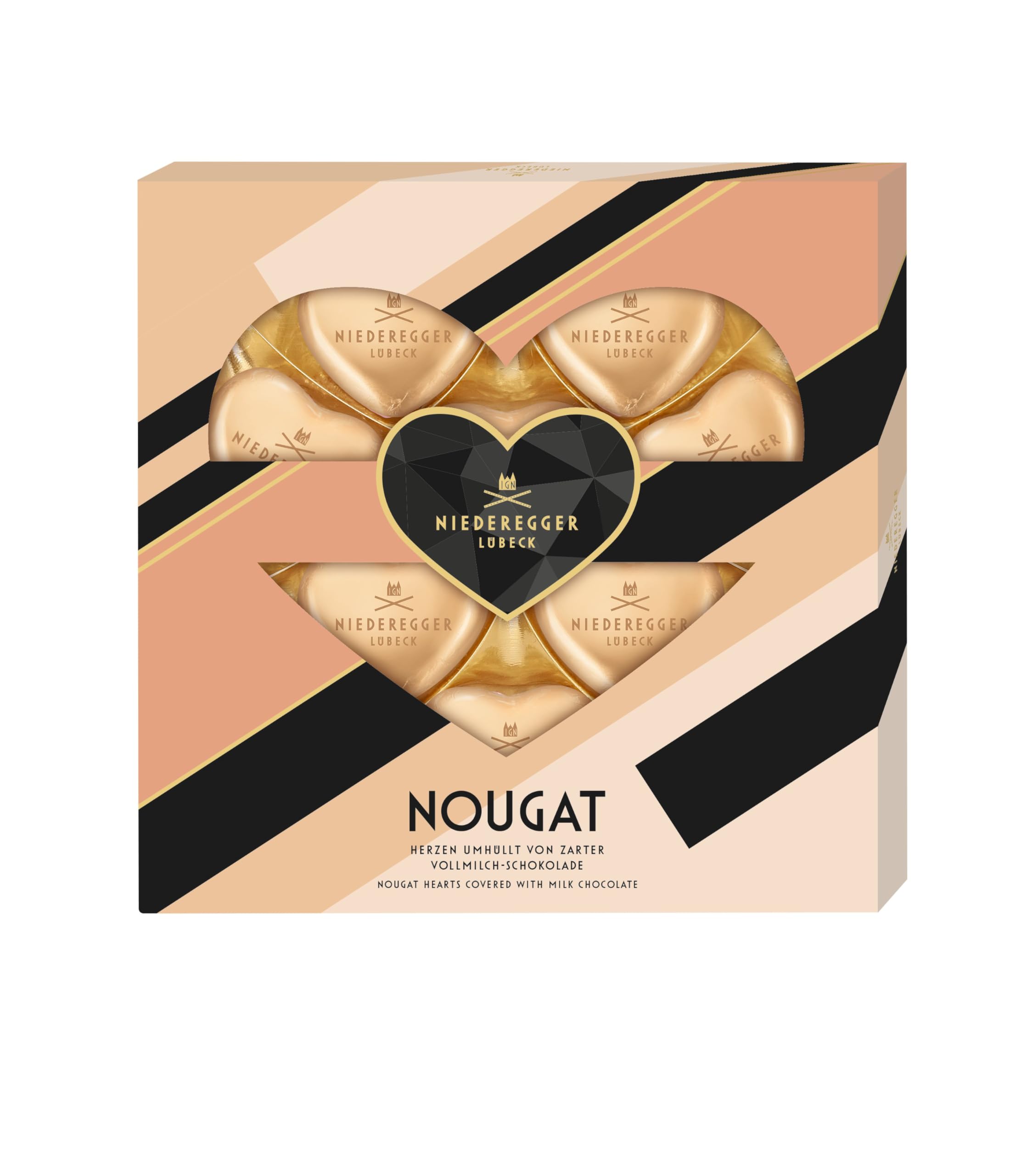 Niederegger Nougat-Herzen, 125 g