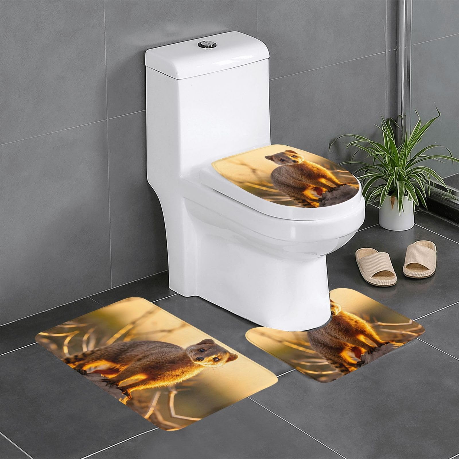 Tapis de bain antidérapants séchage rapide pour éliminer l'eau sur le carrelage