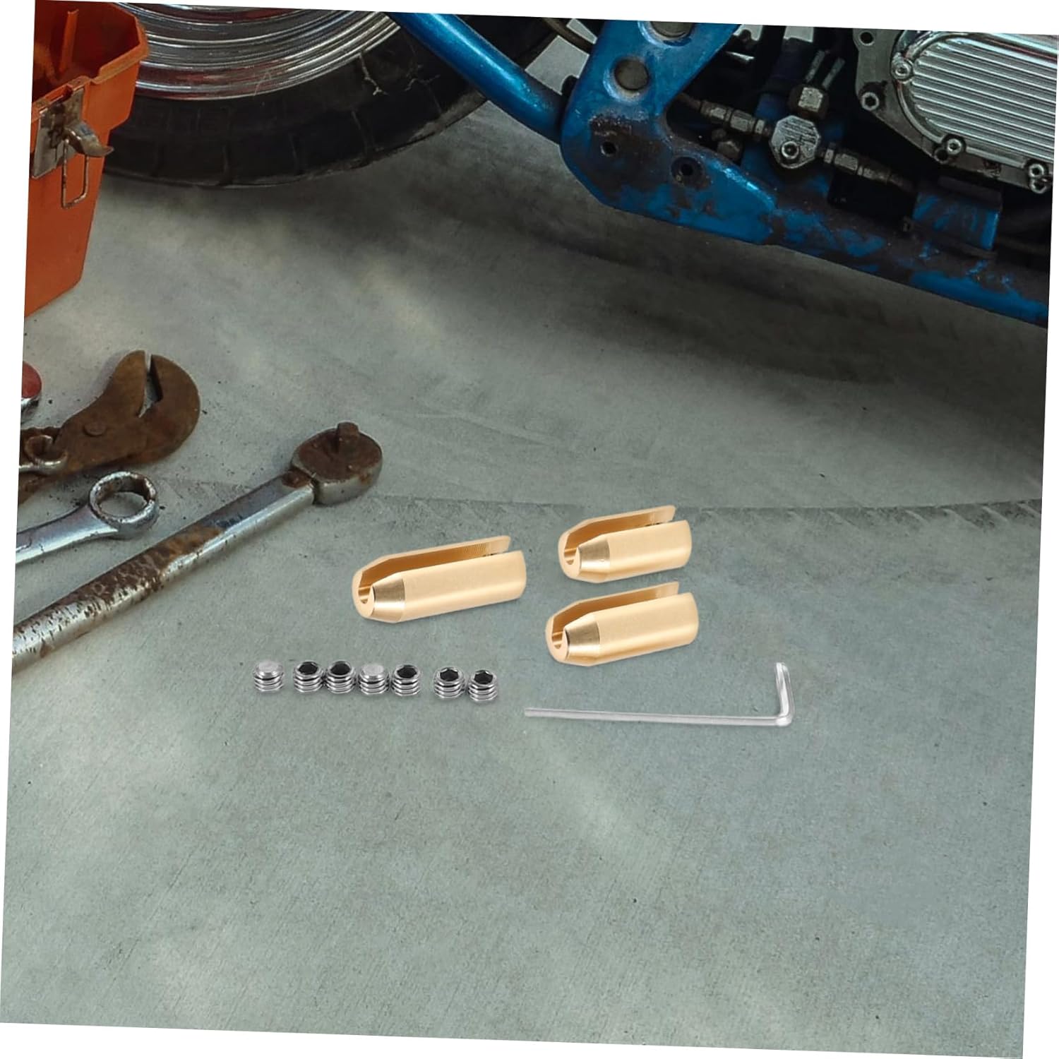 1set Copper Wheel Balance Weights Kit for Super Bikes Reusable Balance Refill for Optimal Performance and Weight Distribution