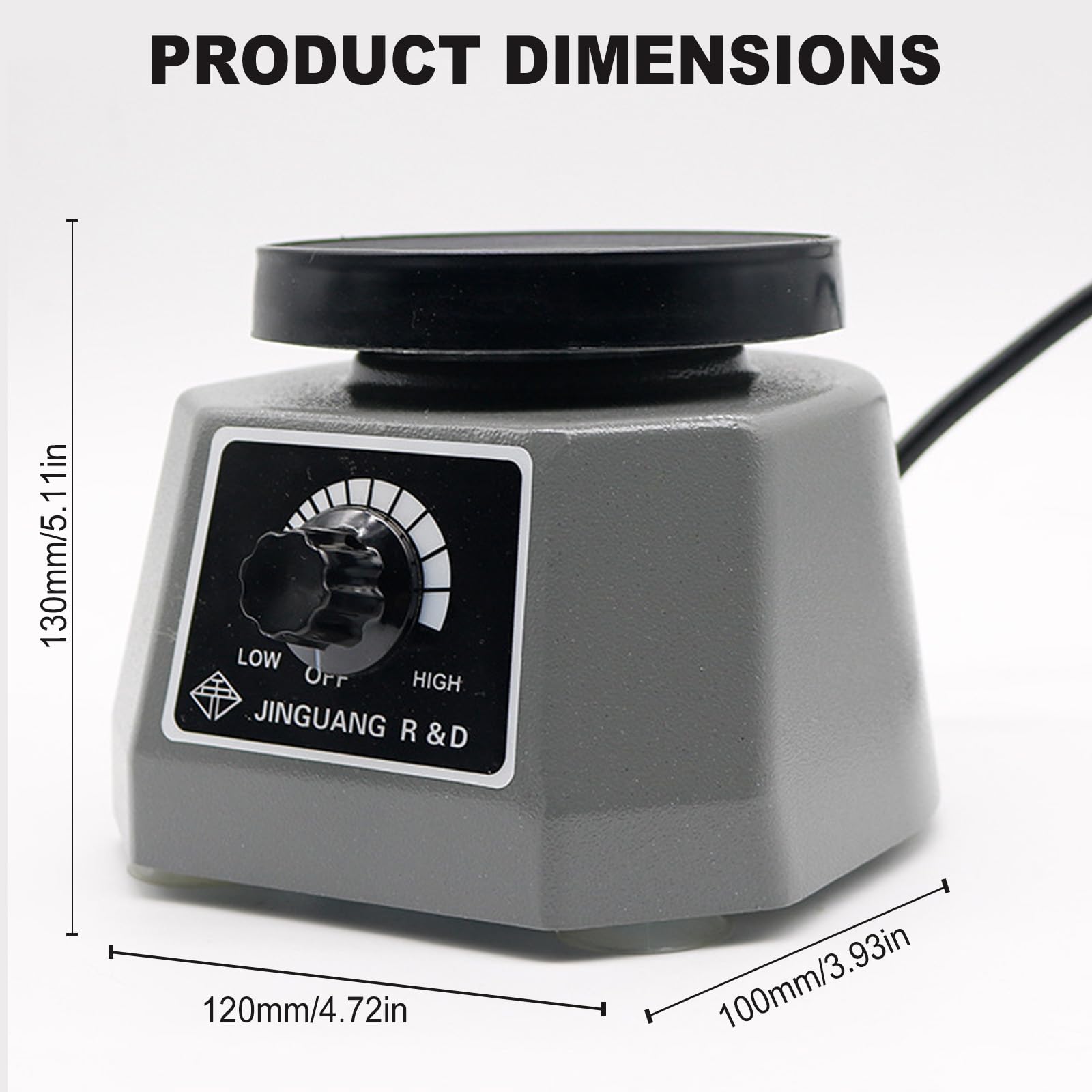 Plaque vibrante pour plâtre, 220 V 100 W Plaque vibrante pour plâtre, vitesse réglable Oscillateur rond pour plâtre, oscillateur dentaire Plaque vibrante pour plâtre, plaque vibrante pour mélanger le