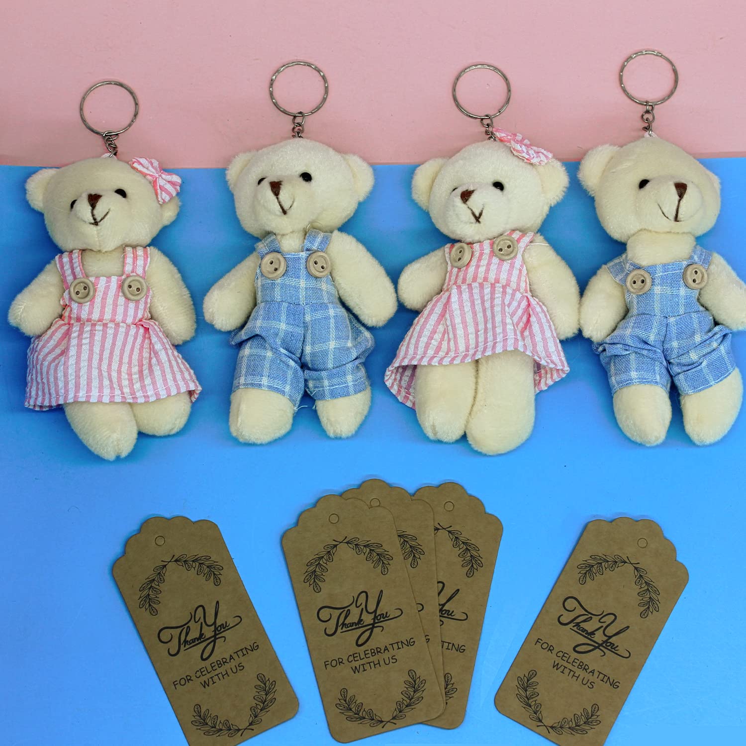 Set De 6 Piezas De Ropa Para Peluche De 17 Cm – Incluye Sombrero, Camiseta, Chaleco, Vaqueros, Zapatos Y Cámara – Accesorios Para Llaveros Y Muñecas