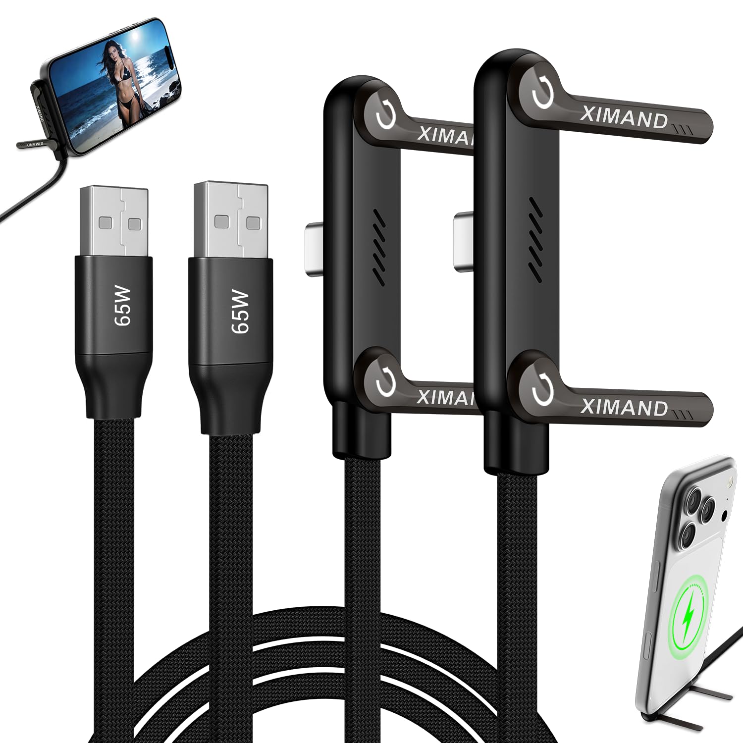 240W USB-C Charger Cable with Stand - iPhone & Laptop -10 240W USB-C Charger Cable with Stand - iPhone & Laptop -10