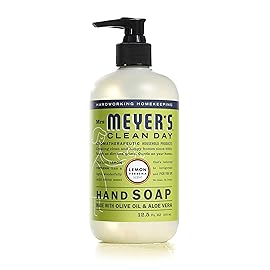 Mrs. MEYER\'S CLEAN DAY Liquid Hand Soap Variety Pack 12.5 OZ Each, 3 Count (Lemon Verbena + Basil + Peony)