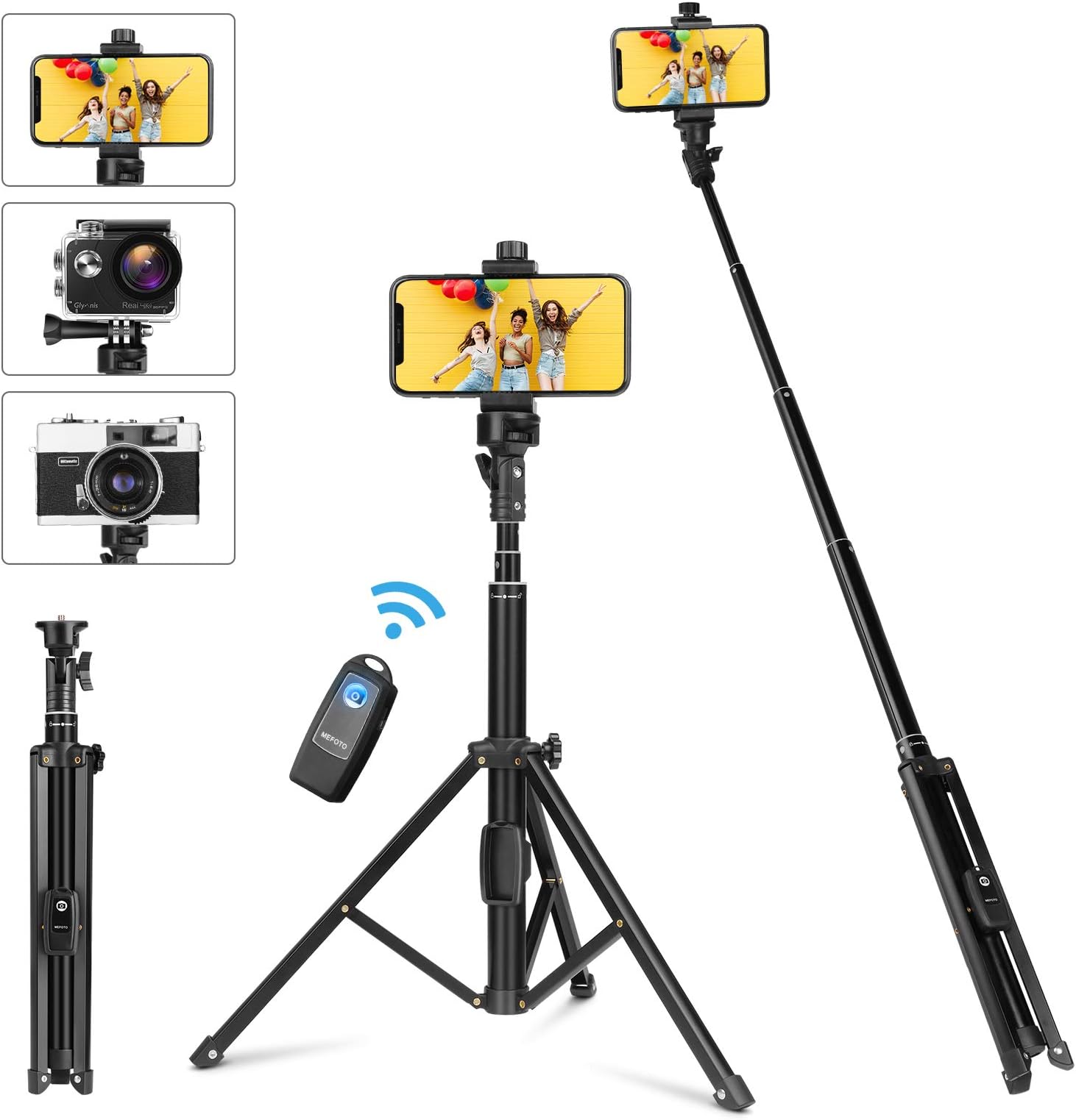 Treppiede Portatile Bluetooth USB Selfie Con Telecomando Wireless Per Iphone Samsung Huawei Android L 10252875 30434686 1 - Foto 5