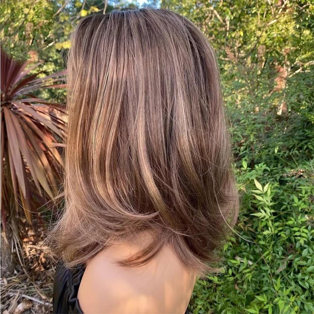 Ultra-fitted Glueless 13X4 SKINLIKE Real HD Lace Front Human Hair Wig 150 Density Ombre Colored Short Bob 0.10mm Ultra-thin Swiss Melt Skins Lace Preplucked Clean Hairline Bleached Knots Wig