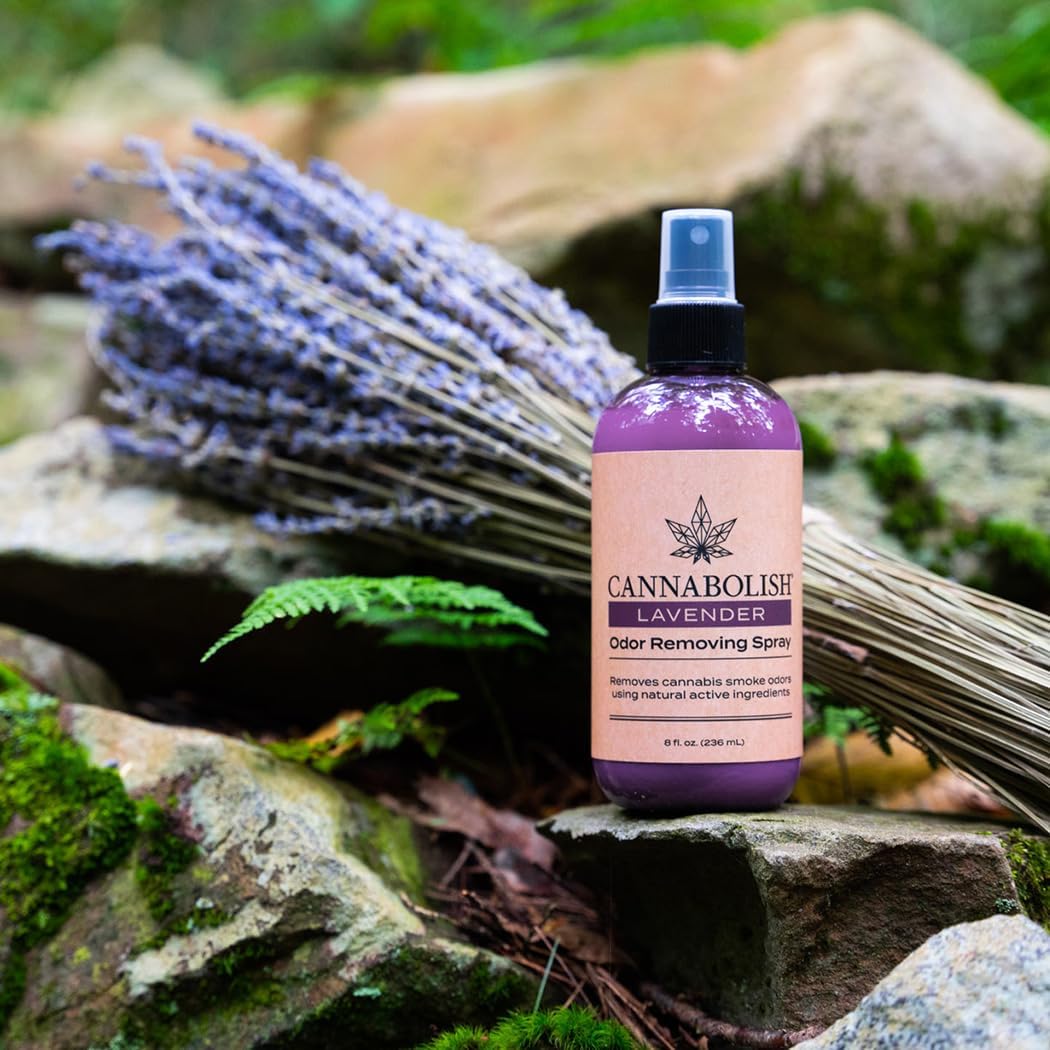 Cannabolish Lavender Smoke Odor Eliminator Spray and Air Freshener, 8 fl. oz, Natural Ingredients (Pack of 2) - Image 7