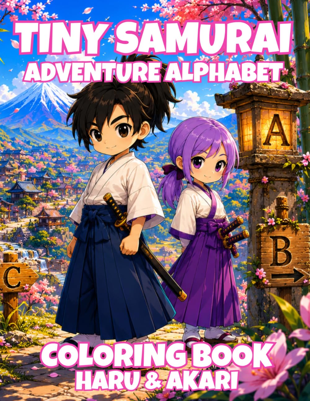 Tiny Samurai Alphabet: A Cute Samurai ABC Coloring Adventure for Kids