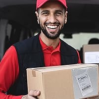 Vista 4 de MT Products Bolsa de plástico transparente en blanco de 9.5 x 12 pulgadas - Lista de embalaje desechable para envío - Paquete de 50