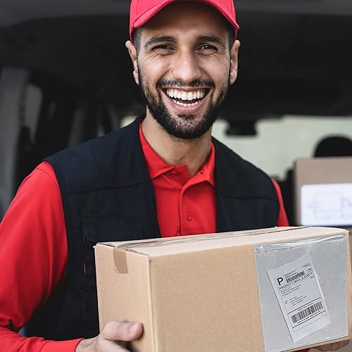 Miniatura 4 de MT Products Bolsa de plástico transparente en blanco de 9.5 x 12 pulgadas - Lista de embalaje desechable para envío - Paquete de 50