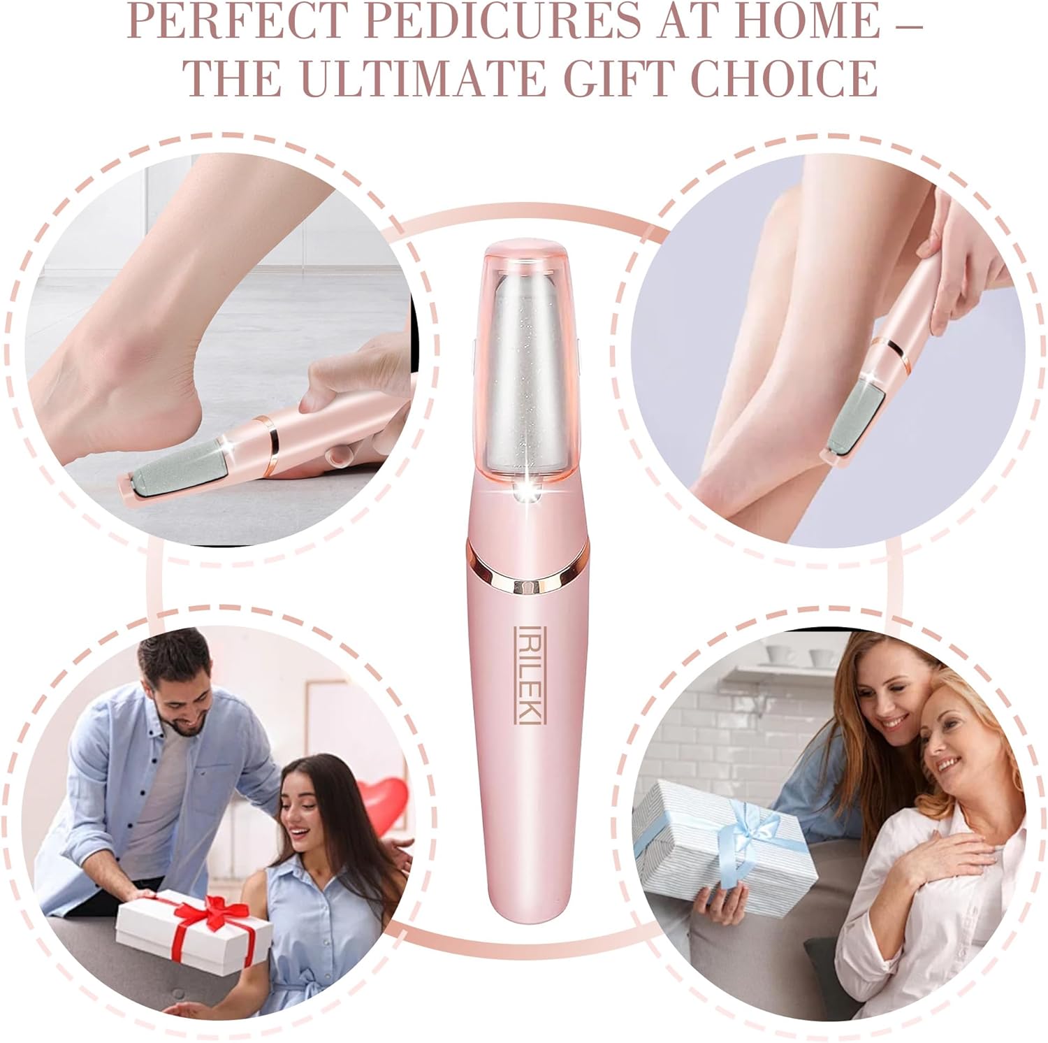 Upgraded Electric Callus Removers for Feet, Electric Foot Callus Remover, Rechargeable Portable Electronic Foot File Pedicure Tools, Professional Pedi Feet Care for Dry/Dead Skin, for Feet & Hands - Image 7