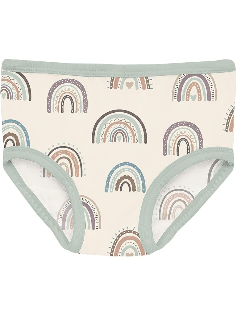 Multi Kickee Pants Print Girl's Underwear Set of 3 (Big Kid)