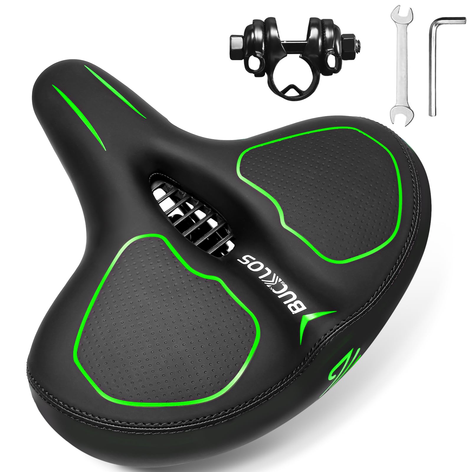 BUCKLOS Wide Bike Seat