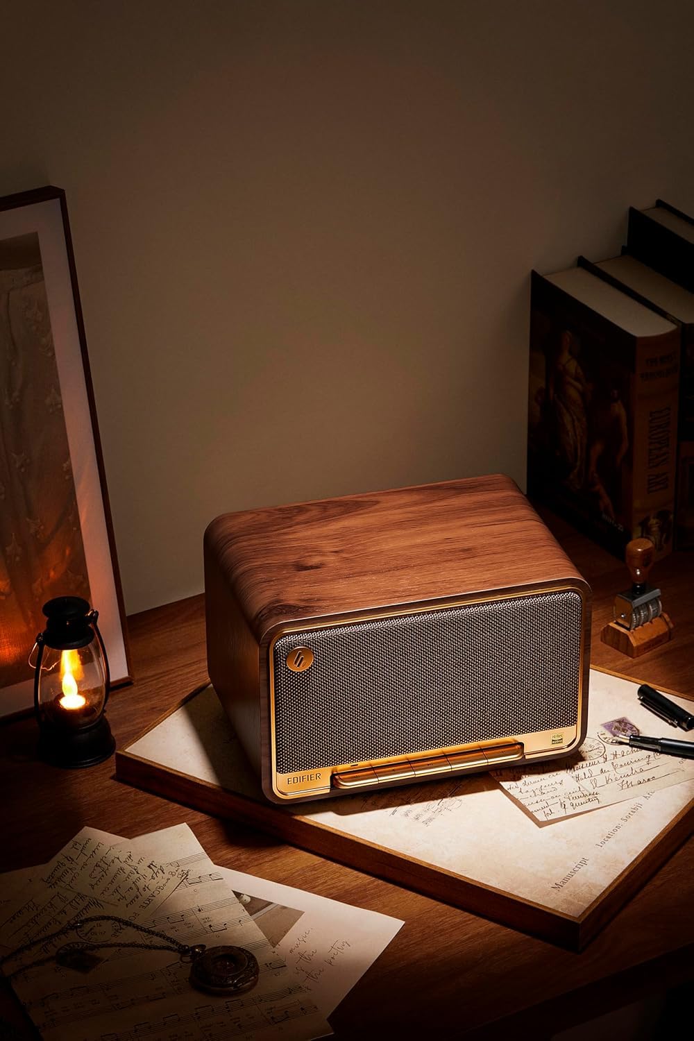 Speaker Edifier D32 (brown) : Amazon.pl: Elektronika